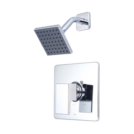Pioneer Industries 1-Handle Shower Trim Set, Polished Chrome, Brushed Nickel, Matte Black T-4MO310